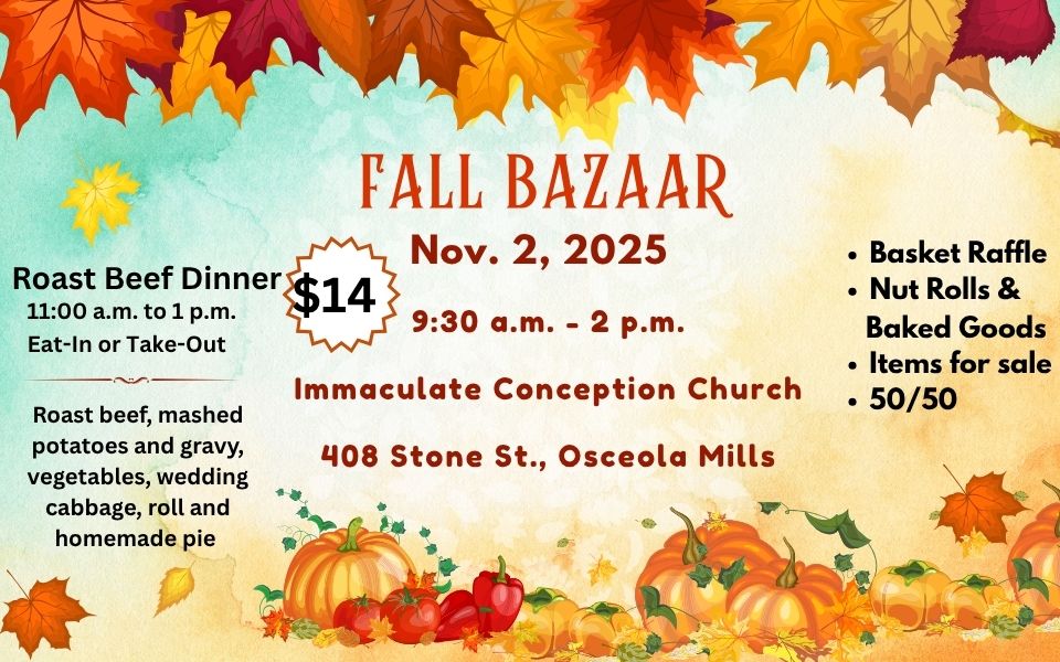Immaculate Conception Fall Bazaar